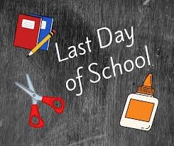 Image celebrating the last day of school